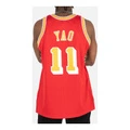 Майка баскетбольная Mitchell & Ness NBA Houston Rockets Яо Мин ретро, Цвет: красный, Размер: M | Китай.рф