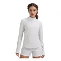 Спортивная кофта lululemon с полумолнией женская, Цвет: паровой белый, Размер: 4 | Китай.рф