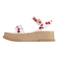 Сандалии Louis Vuitton Cherry Maya Platform с ремешком, белые, Цвет: Белый, Размер: 38 | Китай.рф