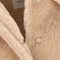 Женское пальто MaxMara из вельвета, Цвет: бежевый, Размер: 36 | Китай.рф