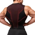 Майка GYMSHARK Onyx 5.0 мужская с круглым вырезом, Цвет: черный/карминовый, Размер: XS | Китай.рф