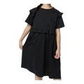 Платье UNIQLO детское с коротким рукавом, Цвет: черный, Размер: 110 | Китай.рф