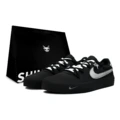 Кроссовки Nike Court Shot Divergent Electromagnetic Wave для скейтборда, мужские, черно-серебристые, Цвет: черно-серебристый, подарочный пакет премиум-класса, Размер: 38.5 | Китай.рф
