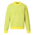 Свитшот LOUIS VUITTON мужской желтый с логотипами, Цвет: желтый, Размер: M0 | Китай.рф