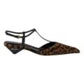 Туфли на каблуках PRADA Leather Cone Heel 3.5cm, Набор: С оригинальной коробкой для обуви, Размер: 36.5 | Китай.рф