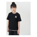 Футболка MLB Kids с принтом New York Yankees, хлопок, Цвет: черный, Размер: 110 | Китай.рф