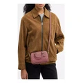 Сумка COACH Rowan Boston Bag мини из кожи пебл в розовом цвете, Упаковка: Базовая комплектация (сумка + пыльник) | Китай.рф