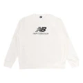 Толстовка New Balance Sweatshirts Unisex White Crew Neck, Цвет: Белый, Размер: XL | Китай.рф