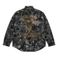 Рубашка PALACE x South2 West8 с охотничьим принтом, Цвет: серый, Размер: S | Китай.рф
