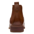Ботинки Clarks женские челси из натуральной кожи, коричневые, Цвет: коричневый, Размер: 36 | Китай.рф