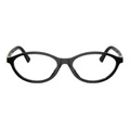 Оптические рамки Miu Miu logo-plaque oval-frame glasses, Стиль: черный, Размер: 55, Коробка: Базовая упаковка-футляр для очков/сумка для очков+упаковочная коробка. | Китай.рф