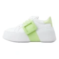 Кеды Roger Vivier Viv' Skate женские белые кожаные, Цвет: Белый, Размер: 36, Ширина: С оригинальной коробкой для обуви | Китай.рф