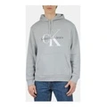 Толстовка Calvin Klein мужская с логотипом, серая, Цвет: серый, Размер: S | Китай.рф