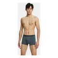 Мужские боксеры Calvin Klein однотонные с буквами, бесшовные дышащие, Цвет: сине-черный, Размер: XL | Китай.рф