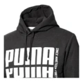 Худи Puma свободного кроя в американском стиле, мужская, черная, Размер: L | Китай.рф