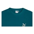 Футболка PUMA с круглым вырезом и логотипом, цвет холодный зелёный, Цвет: холодный зелёный, Размер: XL | Китай.рф