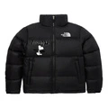 Пуховик The North Face 1996 мужской с гусиным пухом, Цвет: чёрный/рукописный текст, Размер: XS | Китай.рф
