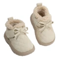 Пинетки MAIBUXIONG Fleece Lined Thermal Toddler Shoes, Цвет: бежевый, Размер: 17 | Китай.рф