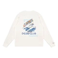 Толстовка adidas LABEL унисекс с логотипом, Цвет: молочный, Размер: XS | Китай.рф