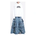 Свитшот Balenciaga Cities Paris Wide Fit белый, Цвет: Белый, Размер: 1 | Китай.рф