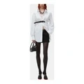 Рубашка Alexander Wang с поясом, Цвет: Белый, Размер: XS | Китай.рф