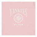 Футболка MLB женская с принтом New York Yankees, Цвет: конопляно-розовый, Размер: XS | Китай.рф