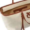 Сумка PINKO Love Birds из хлопка, большая, с ручками, цвета слоновой кости, Упаковка: Базовая комплектация (сумка + пыльник) | Китай.рф