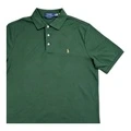 Поло рубашка Polo Ralph Lauren мужская классическая, Цвет: темно-зеленый, Размер: S | Китай.рф