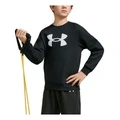 Толстовка Under Armour детская с круглым вырезом, Цвет: черный, Размер: 130 | Китай.рф