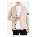 Кардиган STONE ISLAND мужской с V-образным вырезом бежевый, Цвет: светло-коричневый, Размер: XL | Китай.рф