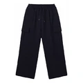 Повседневные брюки SPAO Unisex свободные, Цвет: черный, Размер: S | Китай.рф