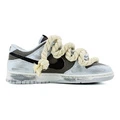 Кроссовки для скейтборда Nike Dunk Suixin с потертостями, Цвет: светло-серый, Размер: 40 | Китай.рф