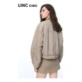 Пуховик LINCchic женский короткий, Цвет: рок-золото, Размер: M | Китай.рф