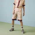 Шорты GUCCI Equestrian Print Silk Twill Shorts, Цвет: бежевый, Размер: 46 | Китай.рф