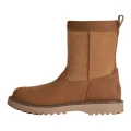 Зимние ботинки UGG мужские с круглым носком из натуральной кожи, Цвет: Каштановый, Размер: 40 | Китай.рф