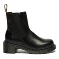 Ботинки зимние Dr.Martens кожаные, средней высоты, унисекс, Цвет: черный, Размер: 37 | Китай.рф