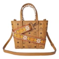 Сумка MCM Mini через плечо с цепочкой, Цвет: янтарный узор, Упаковка: Базовая комплектация (сумка + пыльник) | Китай.рф