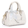 Сумка COACH Rowan Boston Bag маленькая, белая, Цвет: светло-дымчатый звёздный | Китай.рф