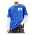 Футболка adidas M MANTRA 11 G T с принтом для мужчин, полуфлуоресцентный синий, Цвет: полунеоновый синий/SELUBL, Размер: M | Китай.рф