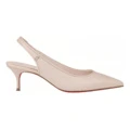 Туфли Christian Louboutin Sporty Kate на каблуке, Цвет: бежевый, Размер: 35, Издание: С оригинальной коробкой для обуви | Китай.рф