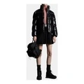 Пуховик женский Moncler FW21 Cuscute с принтом черный, Цвет: черный, Размер: 0 | Китай.рф