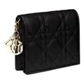 Кошелек DIOR Lady Dior Flap Sheepskin Wallet Mini, женский, черный, Упаковка: Базовая комплектация (сумка + пыльник) | Китай.рф