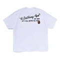 Футболка BAPE мужская с ручным принтом, Цвет: Белый, Размер: XL | Китай.рф