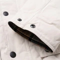 Мужская куртка BARBOUR FW25 однобортная с отложным воротником, Цвет: Белый туман, Размер: 38 | Китай.рф