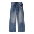 Джинсы Dickies прямые мужские в стиле клинфит, Цвет: Синий апгрейд, Размер: S | Китай.рф