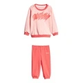 Спортивный костюм adidas для малышей: лонгслив и штаны, розовый, Цвет: Honor Pink / базовый розовый, Размер: 62 | Китай.рф
