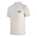 Поло EMPORIO ARMANI EA7 SS24 с принтом мужское бежевое, Цвет: абрикос, Размер: L | Китай.рф
