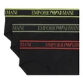 Боксеры EMPORIO ARMANI черные набор из 3 штук, Размер: M, Цвет: Набор из 3 пар (чёрный+чёрный+чёрный), Подарочная упаковка: Нет оригинального подарочного пакета, подарочной коробки | Китай.рф