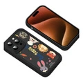 Чехол для iPhone Disney Зверополис Мягкий силиконовый с принтом для Apple 15/14/13/12/11 XR XS Plus Pro Max, Цвет: DISNEYTY0109H-текстурный чёрный, Применимая модель: iPhone15 | Китай.рф