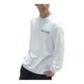 Футболка New Balance Met24Reflection мужская белая с длинным рукавом, Цвет: молочный, Размер: S | Китай.рф
